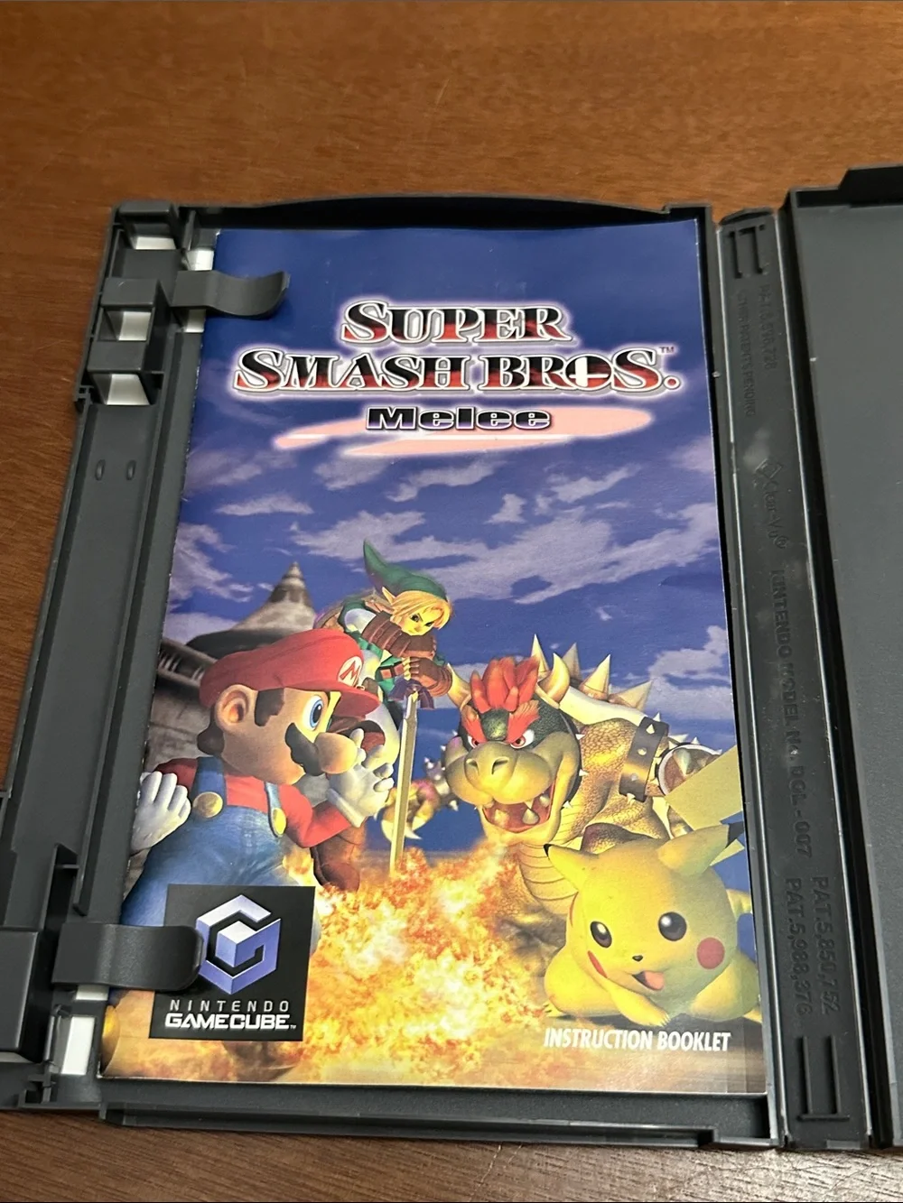 Nintendo GameCube Super Smash Bros. Melee Complete Case Manual & Game